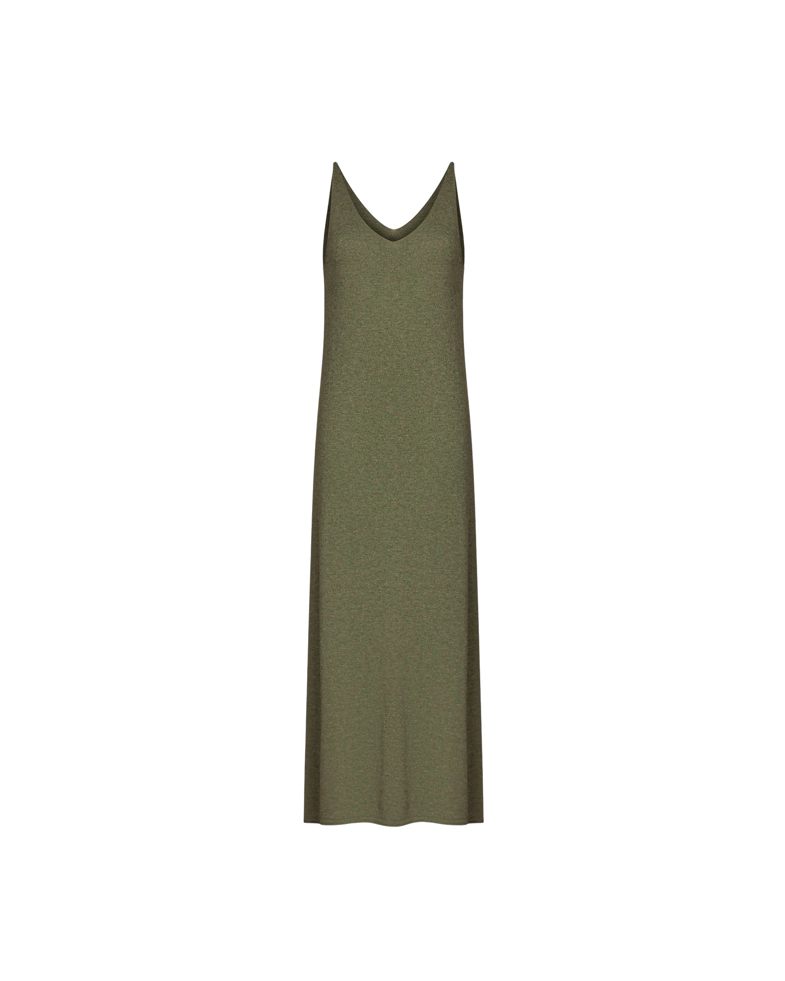 NARINA cashmere-blend dress, khaki