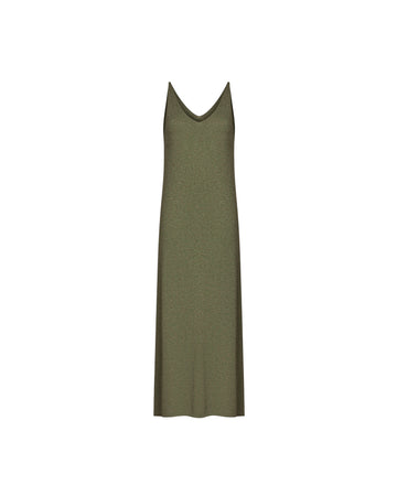 NARINA cashmere-blend dress, khaki