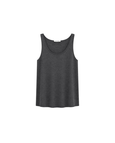 NARINA basic top, gray melange