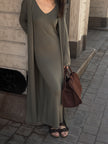 NARINA cardigan, khaki