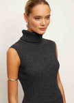 TATUM top, anthracite