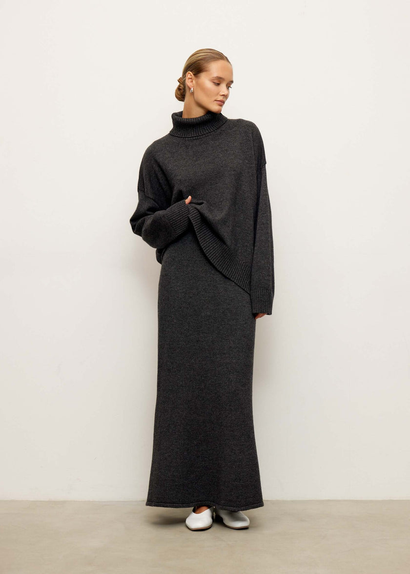 TATUM skirt, anthracite