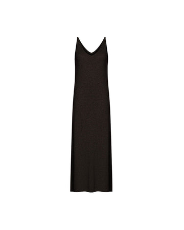 NARINA cashmere-blend dress, dark chocolate