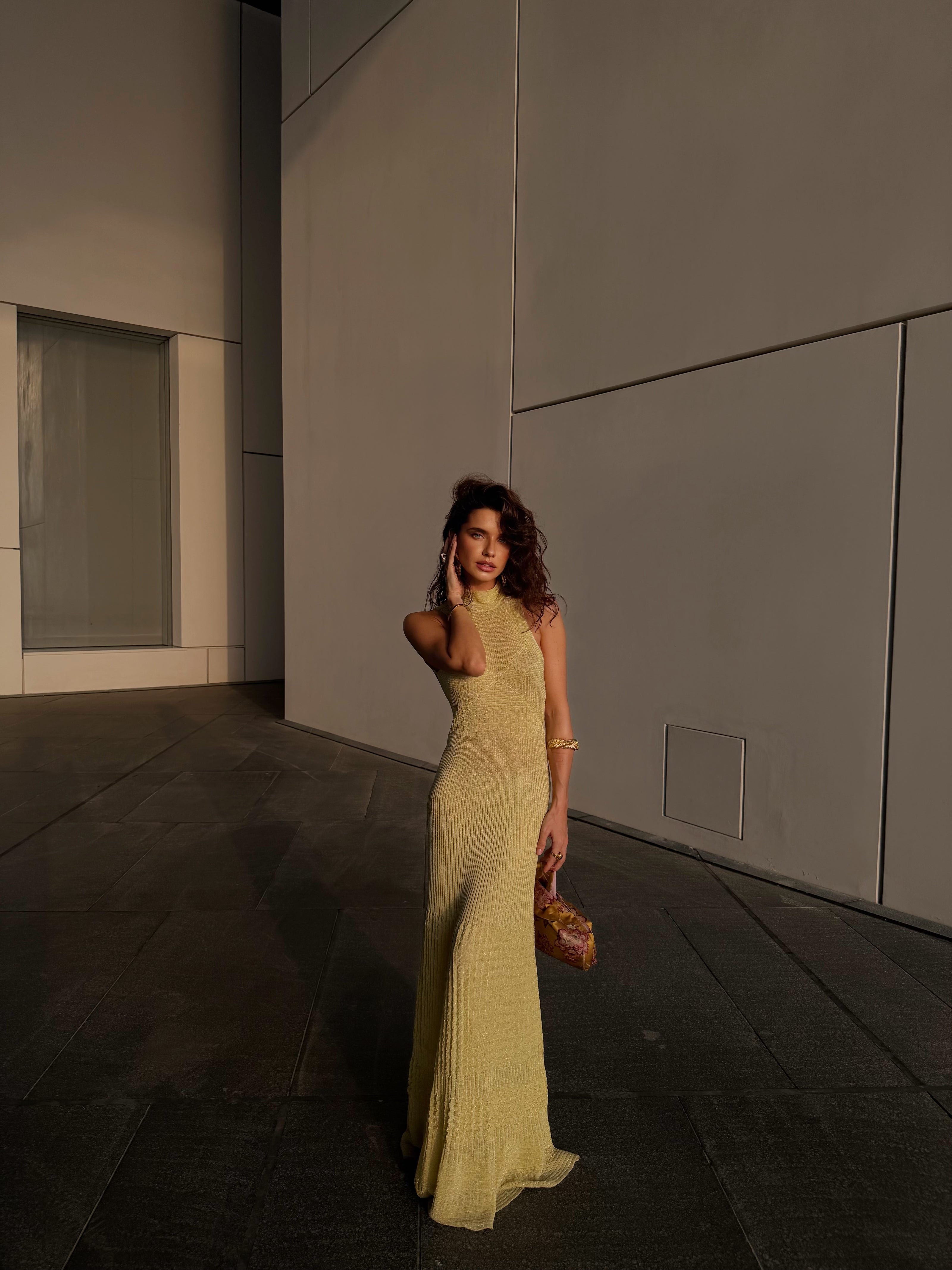 ANITA dress, lemon