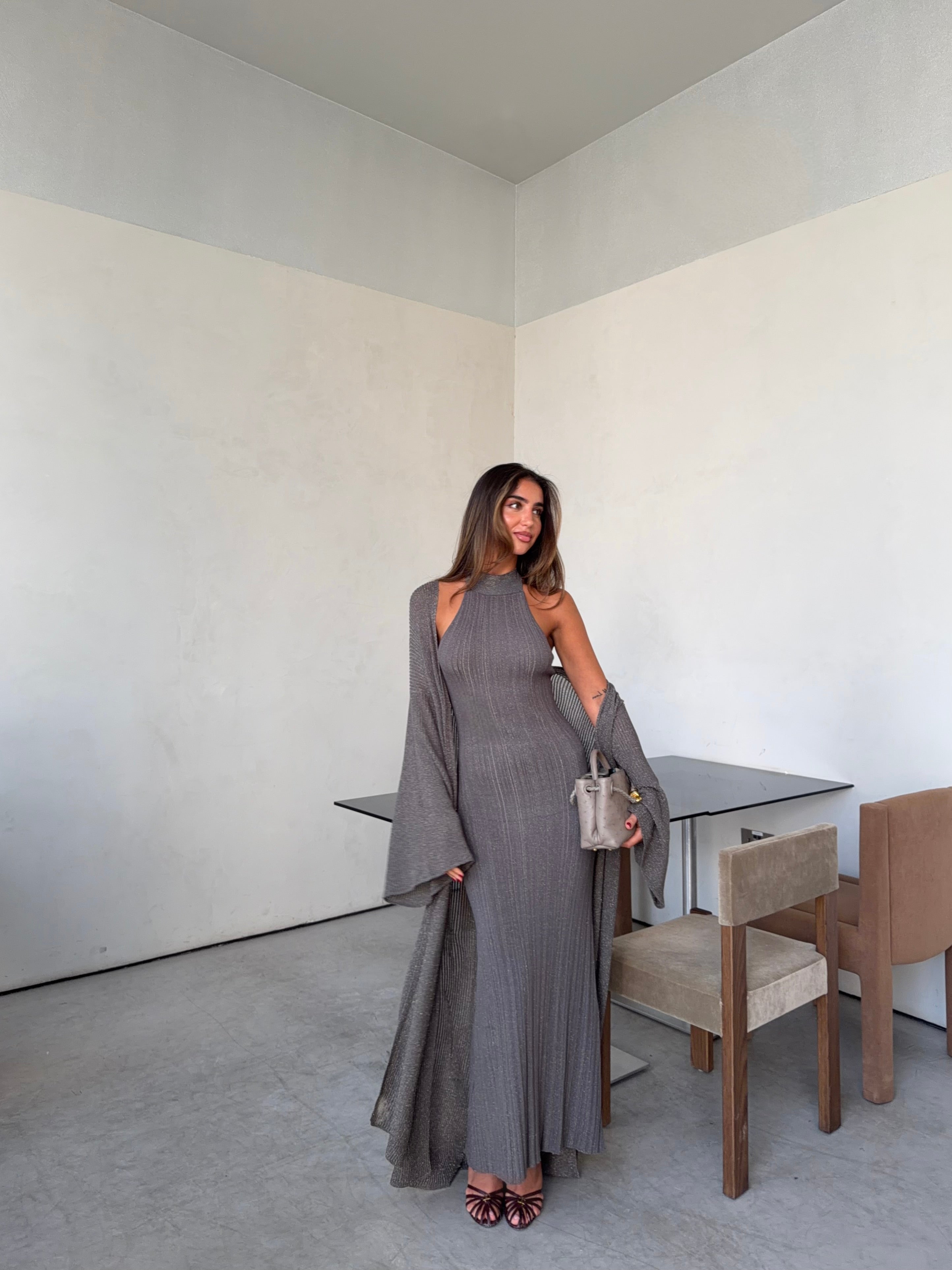 IREN dress, ardesia