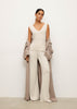 AMARA knitted coat, beige