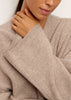AMARA knitted coat, beige