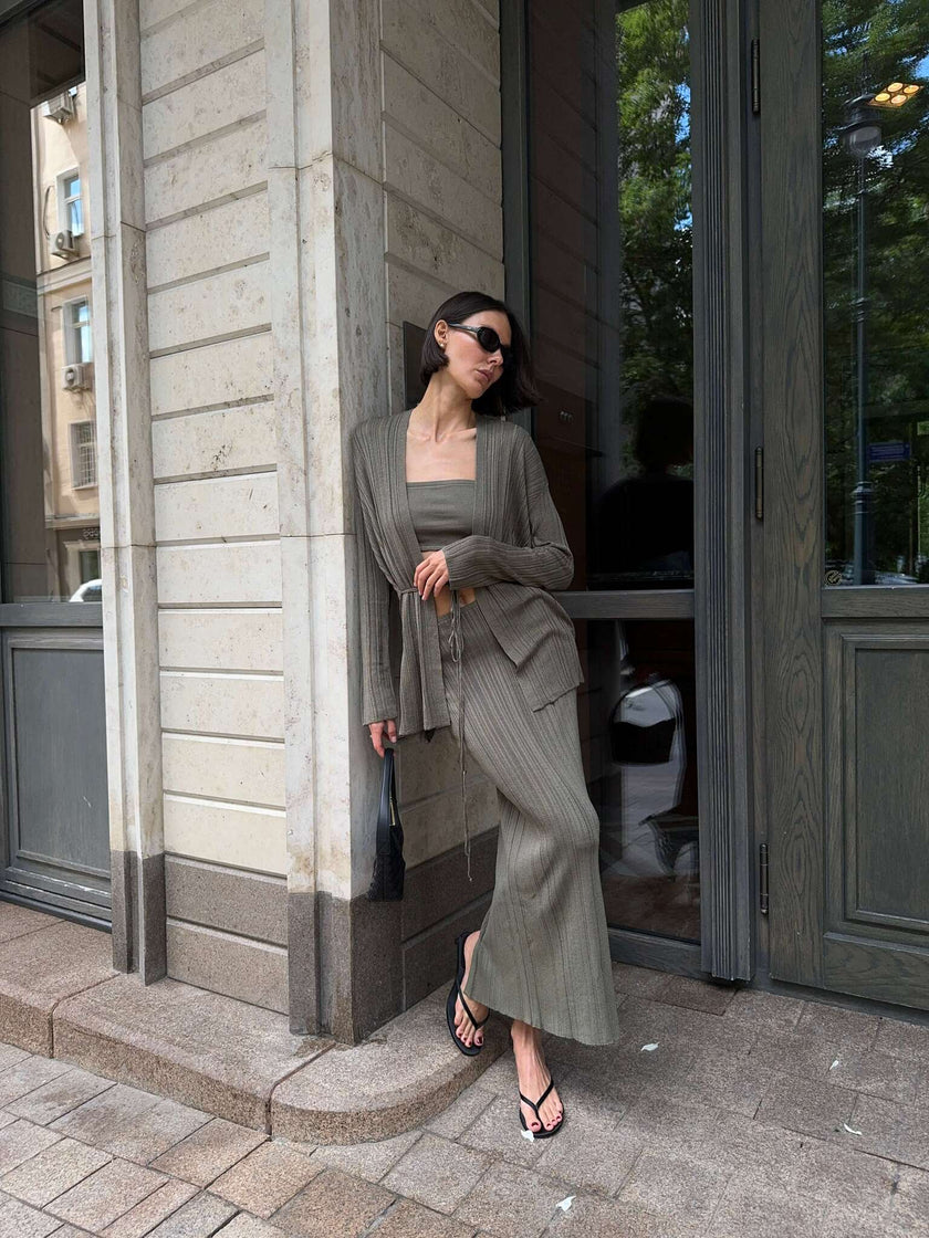 BALI bandeau top, khaki