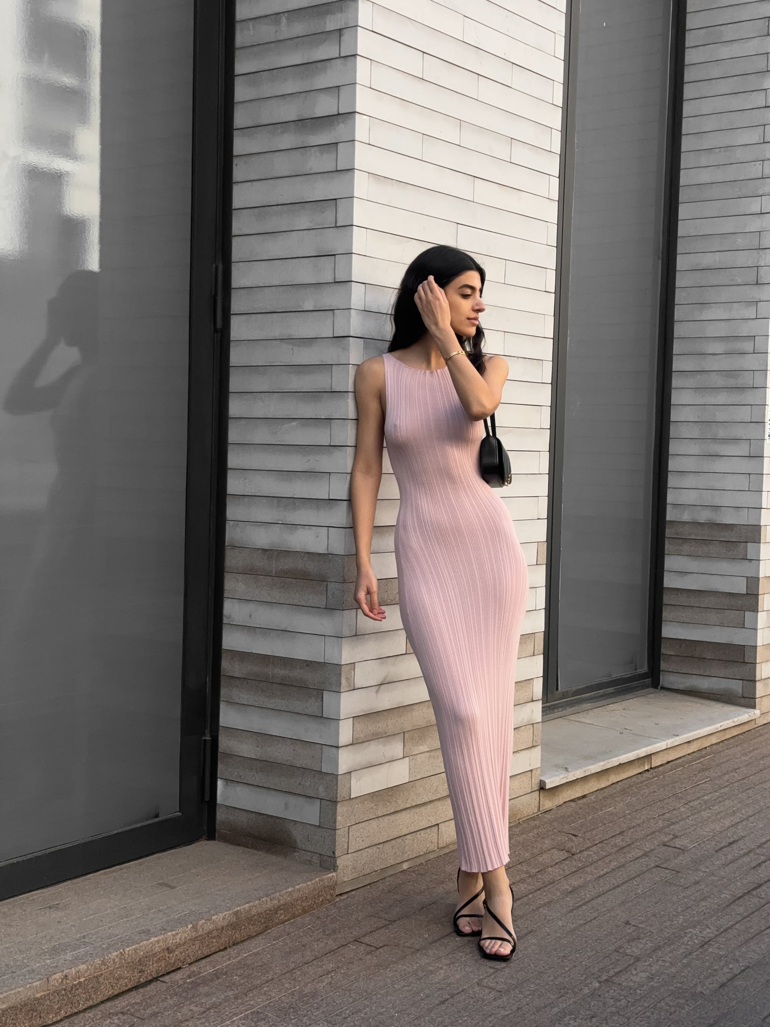 SATI dress, powder