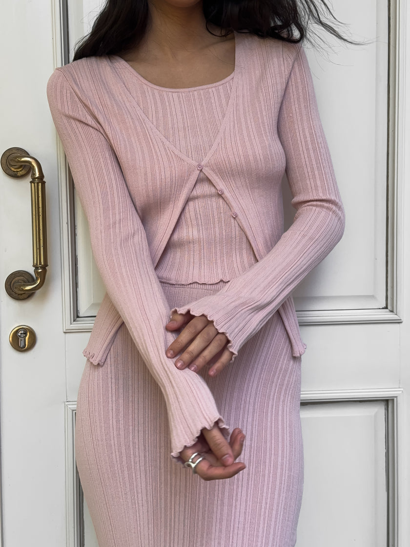 COTY cardigan, powder