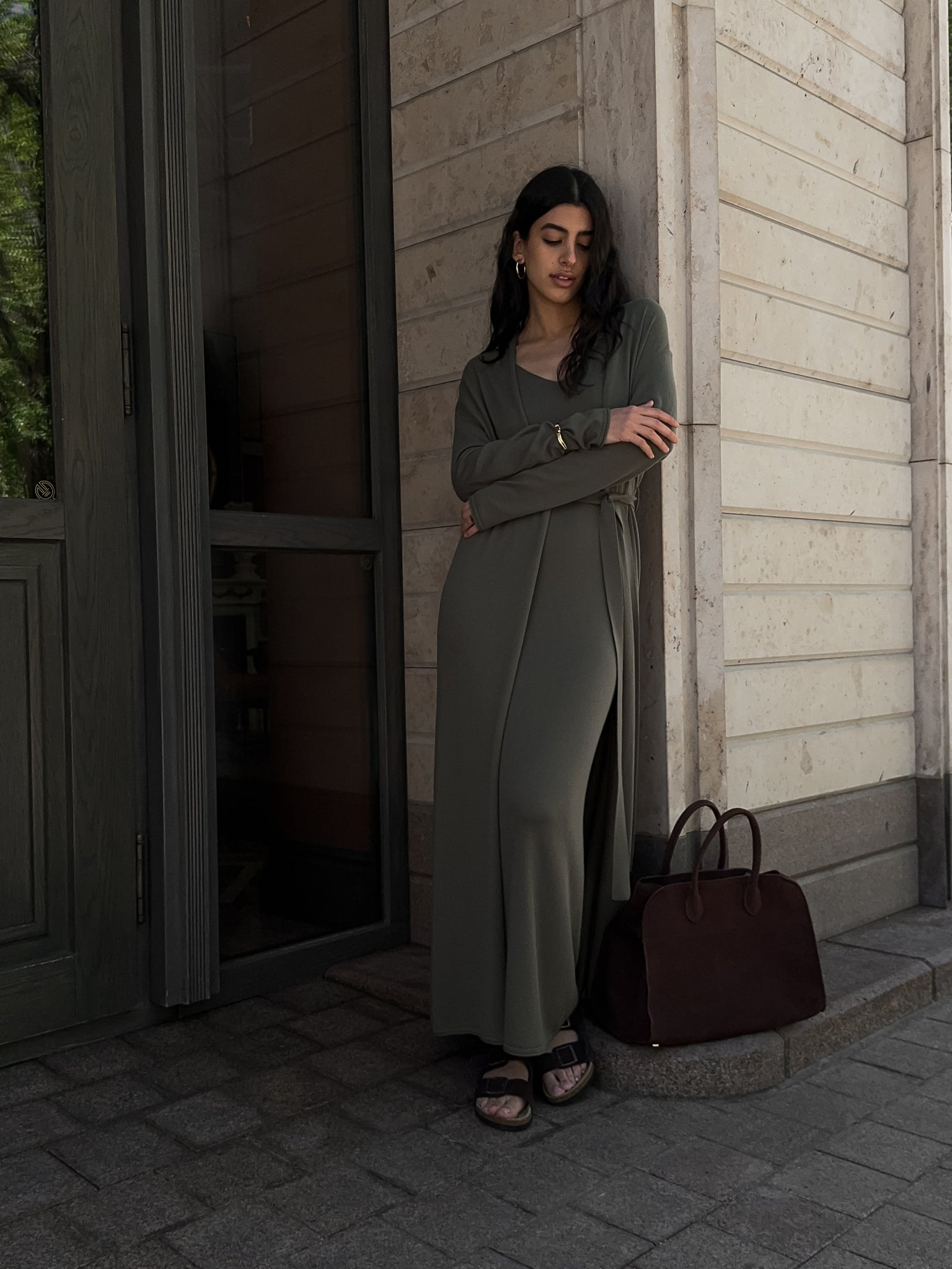 NARINA cardigan, khaki