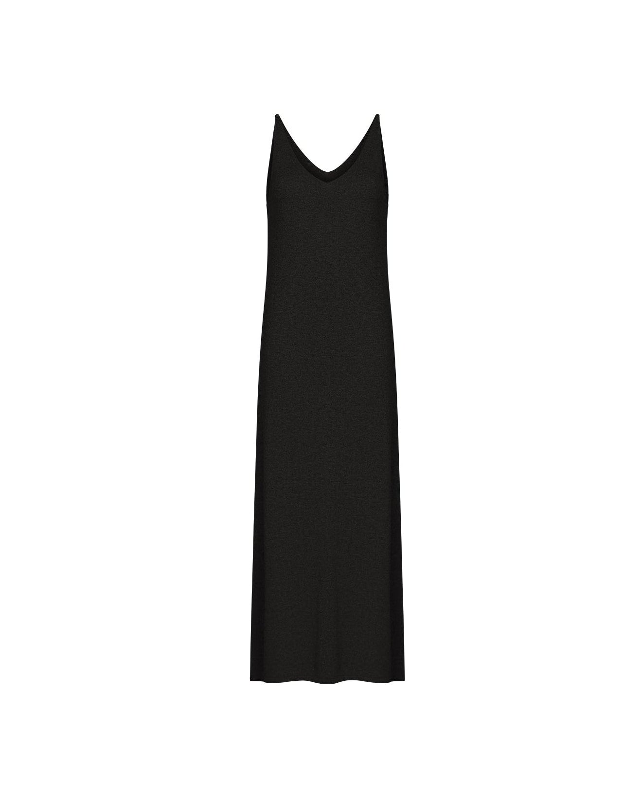 NARINA cashmere-blend dress, black