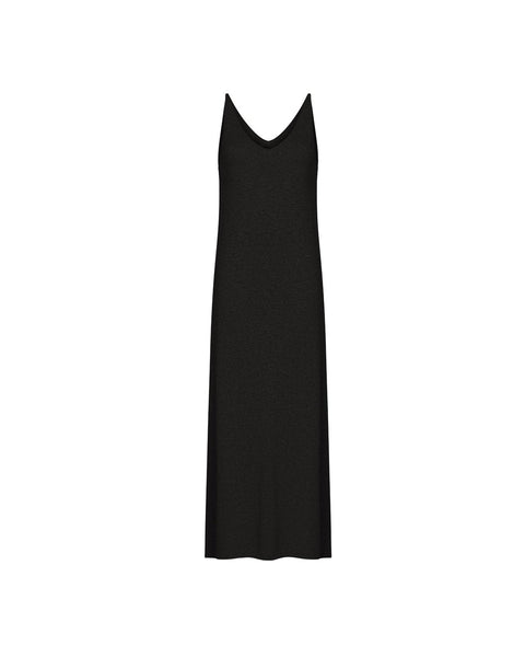 NARINA cashmere-blend dress, black