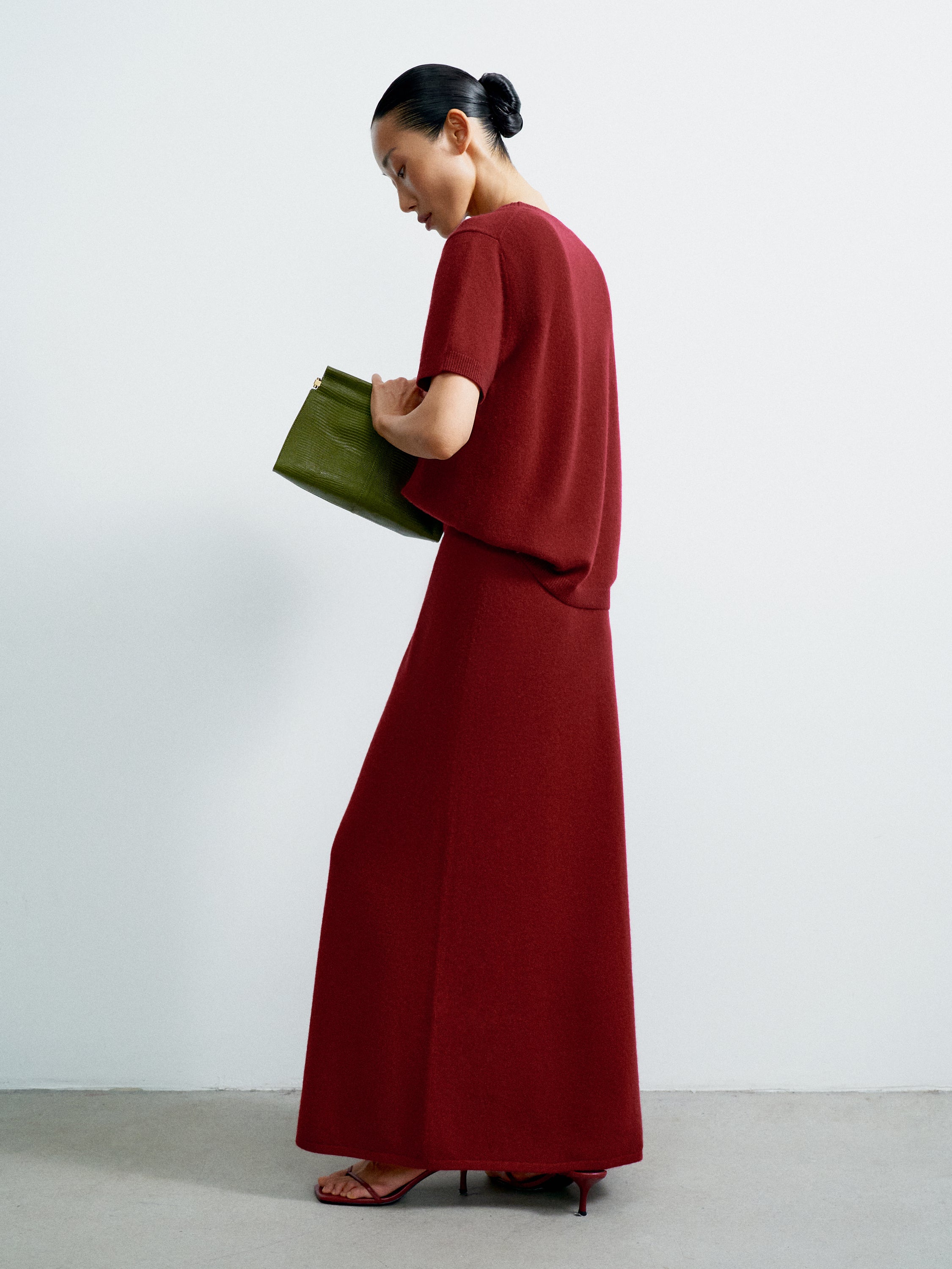ALINA jumper, burgundy