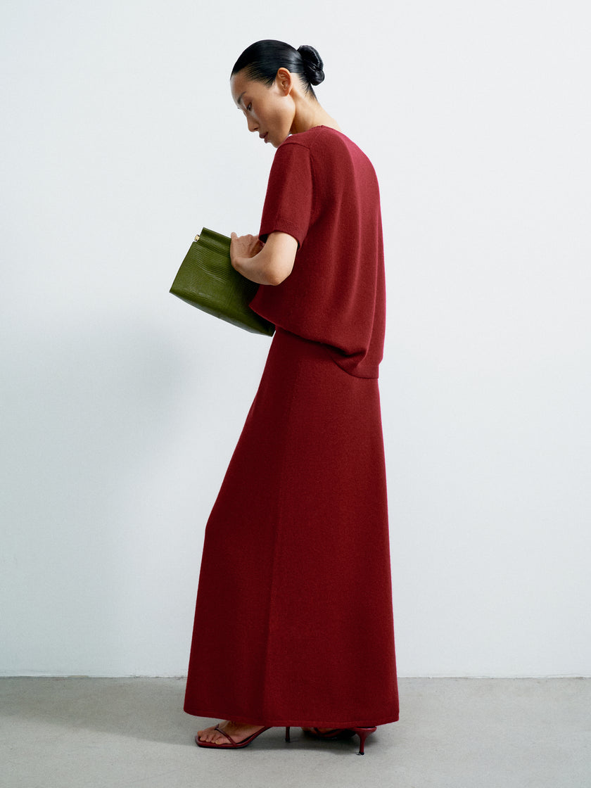 ALINA jumper, burgundy