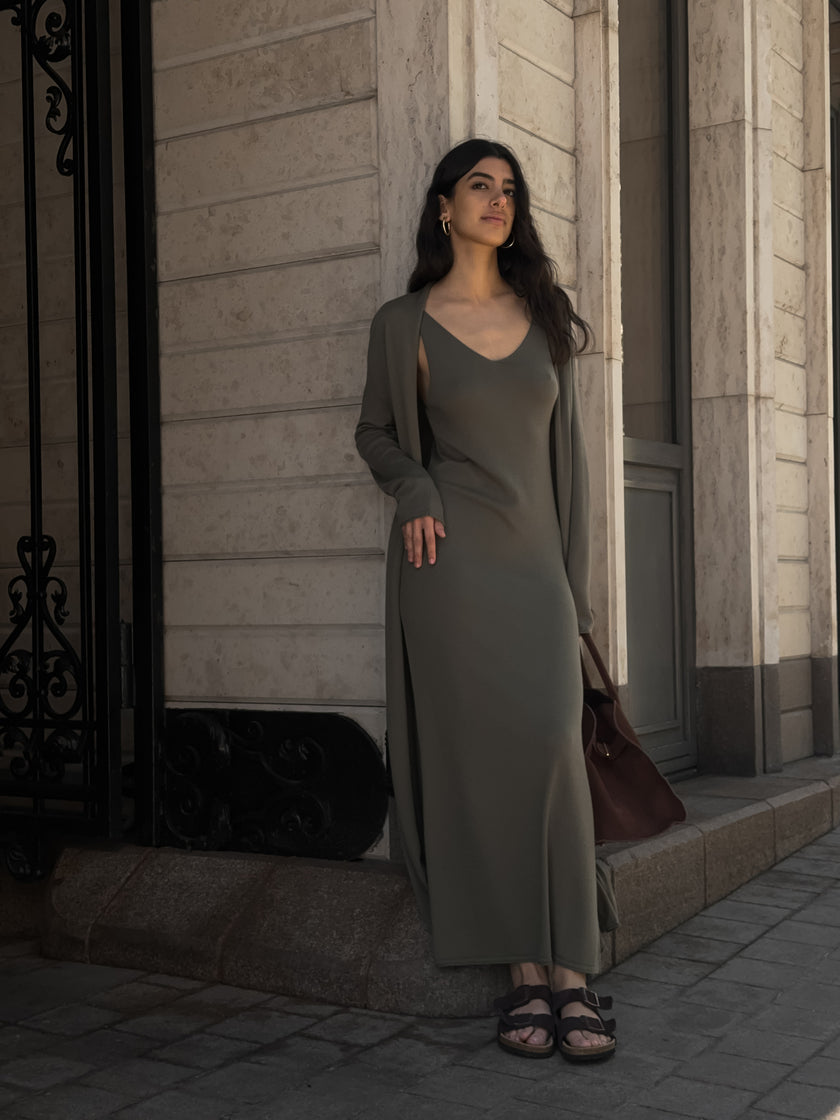 NARINA dress, khaki