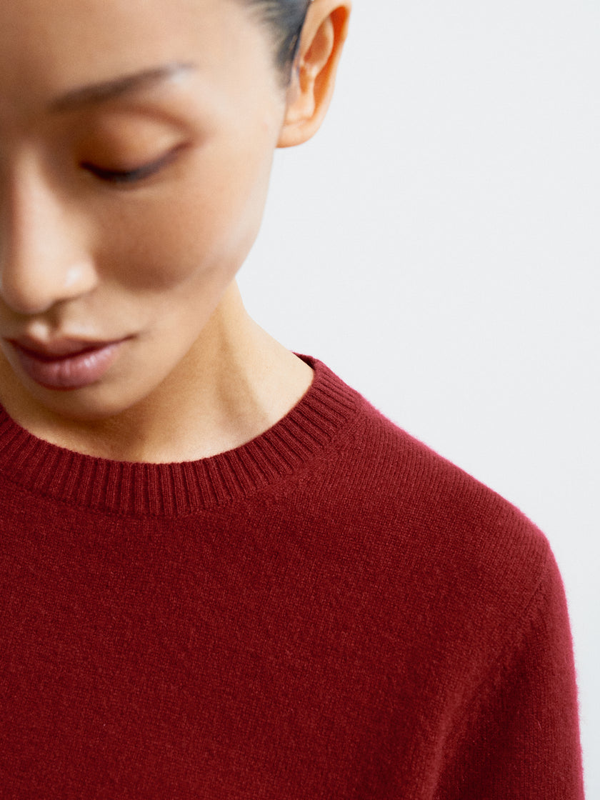 ALINA jumper, burgundy