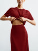 ALINA skirt, burgundy