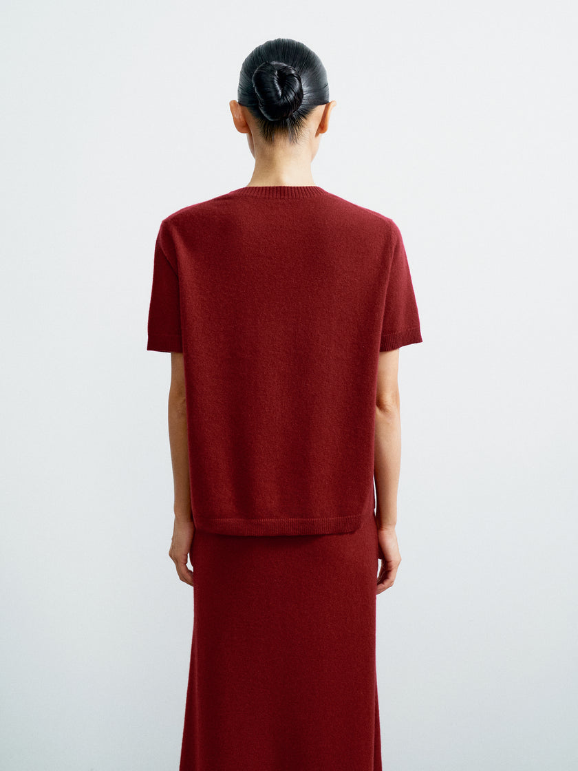 ALINA jumper, burgundy