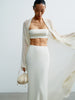 NOOR cardigan , ivory