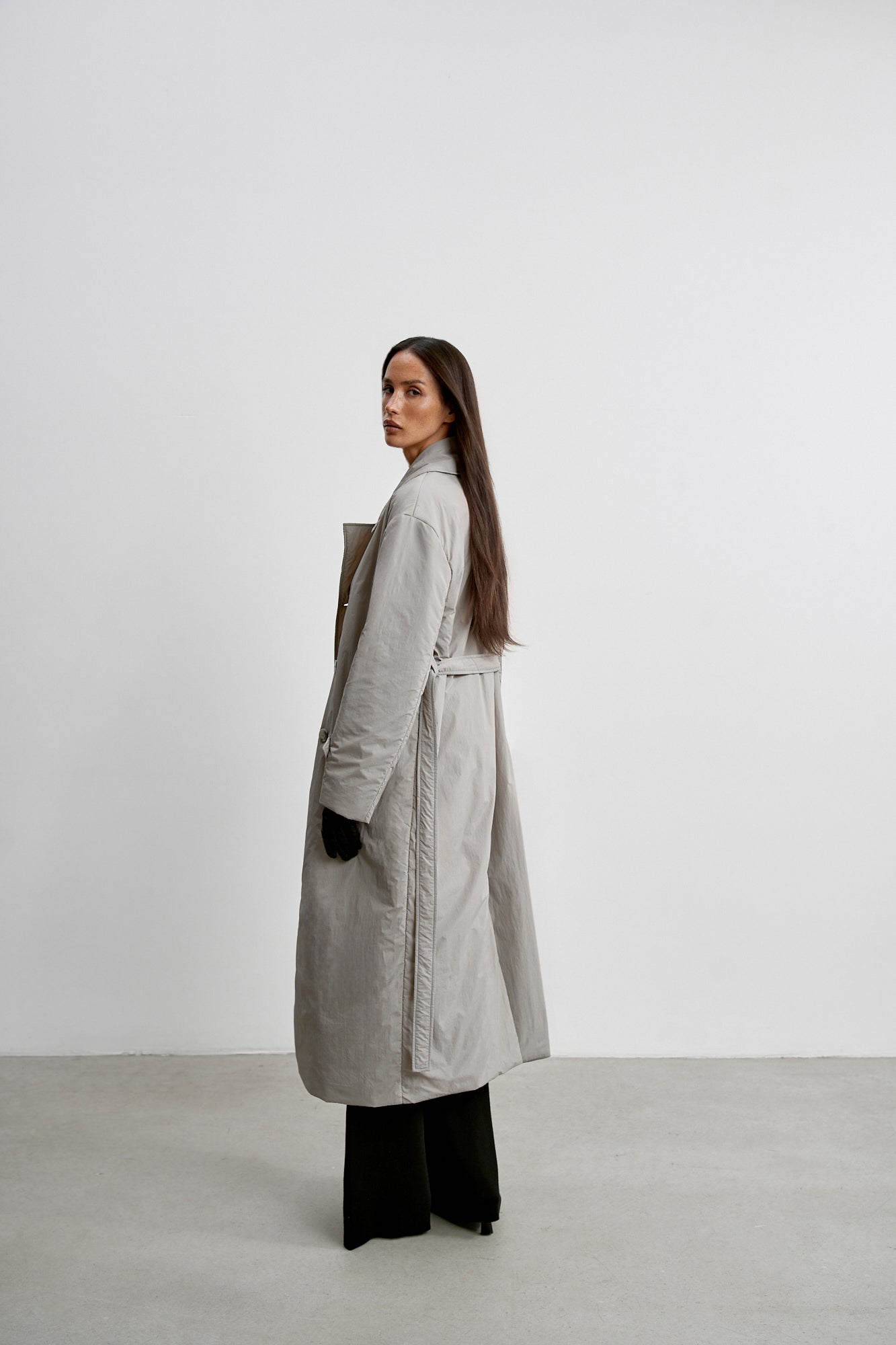 VANESSA lightweight down jacket, mocha