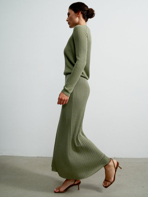 SHANTY long sleev jumper, khaki