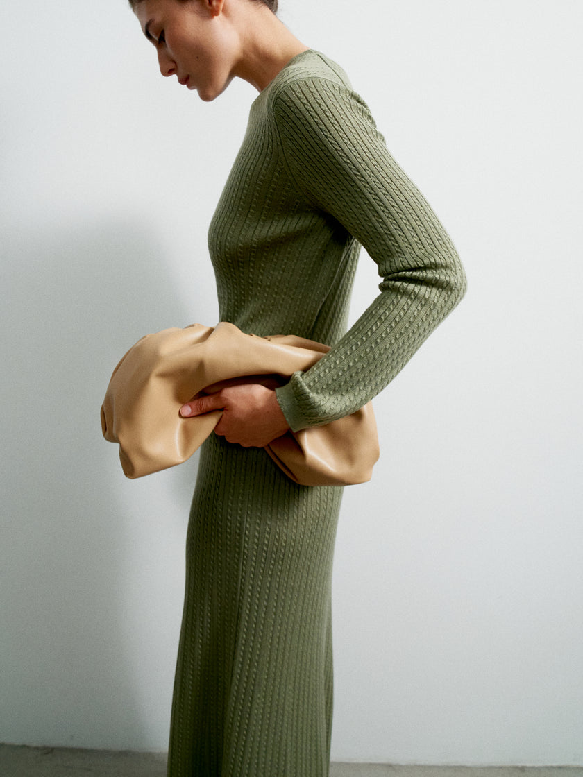 SHANTY long sleev jumper, khaki