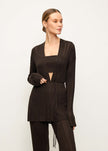 BALI cardigan, chocolate