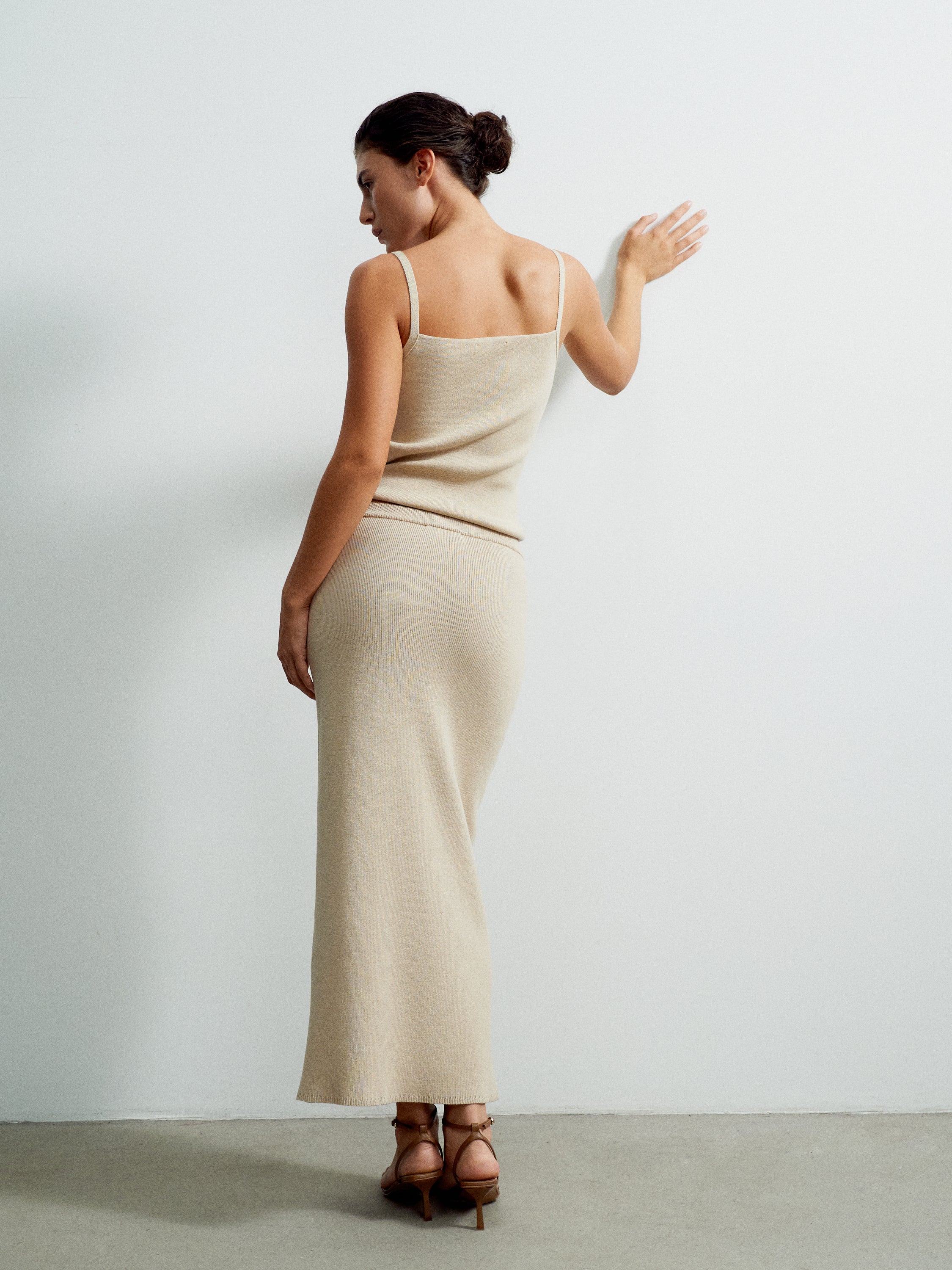 VALERA top, beige