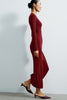 ZELMA dress, burgundy