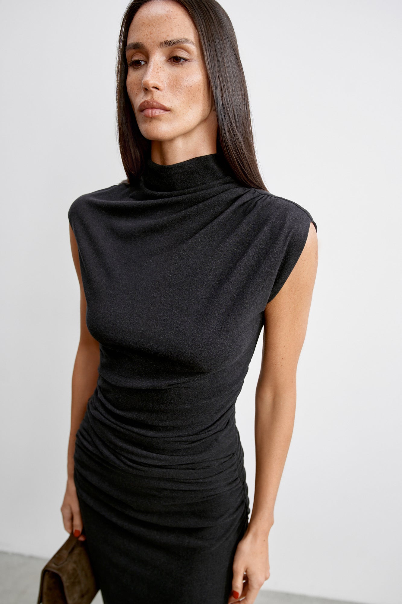 NAOMI blouse, anthracite