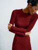 ZELMA dress, burgundy