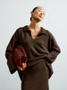 ANDREA jumper, chocolate