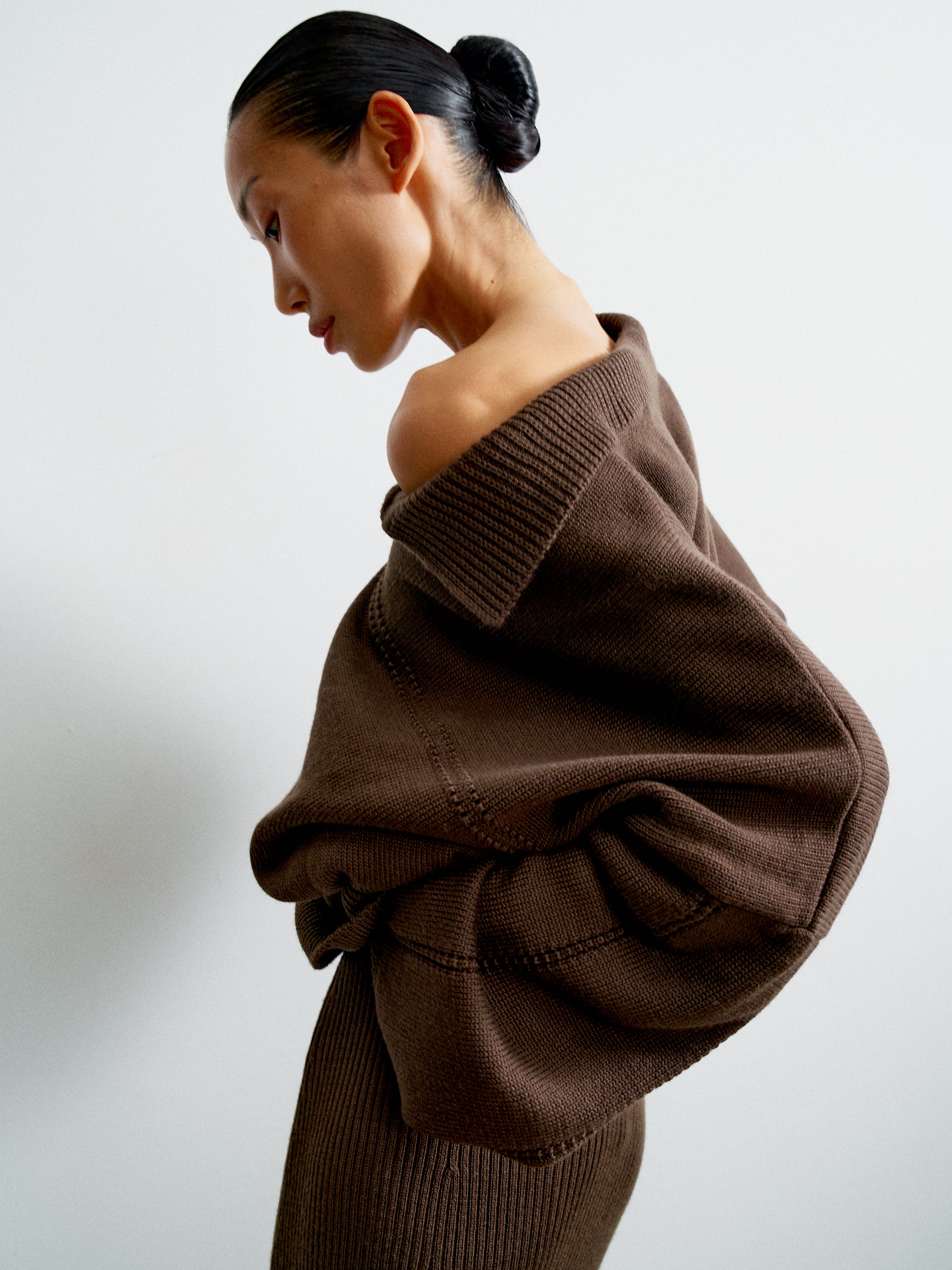 ANDREA jumper, chocolate