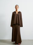 ANDREA jumper, chocolate