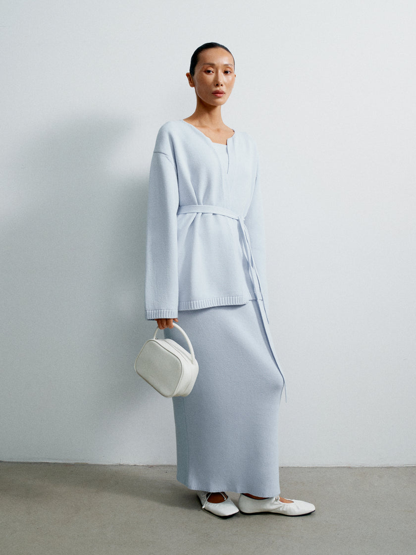 VALERA cardigan, light blue