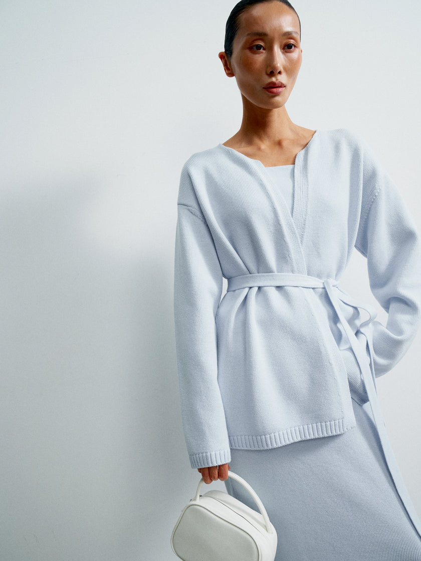 VALERA cardigan, light blue