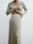 SHANTY skirt, gray-beige