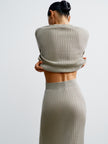 SHANTY skirt, gray-beige