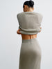 SHANTY skirt, gray-beige