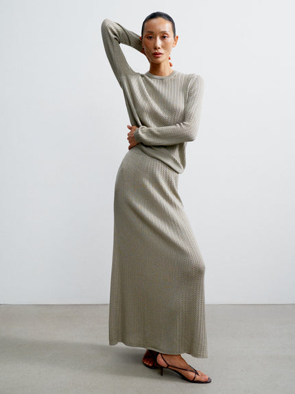 SHANTY skirt, gray-beige