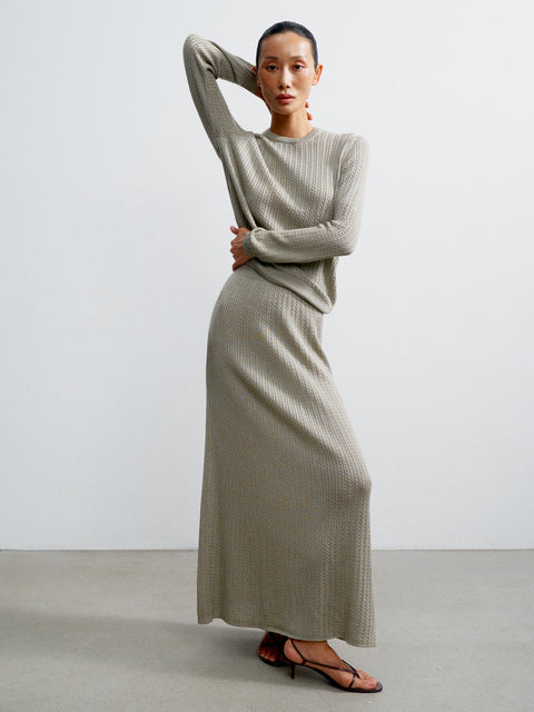 SHANTY skirt, gray-beige