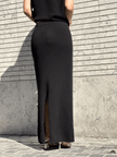 FLUFFY skirt, black