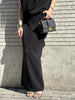 FLUFFY skirt, black