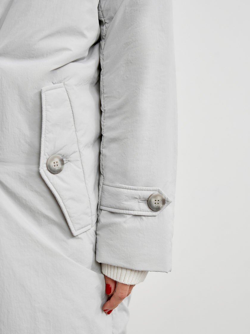 VANESSA lightweight down jacket, light gray