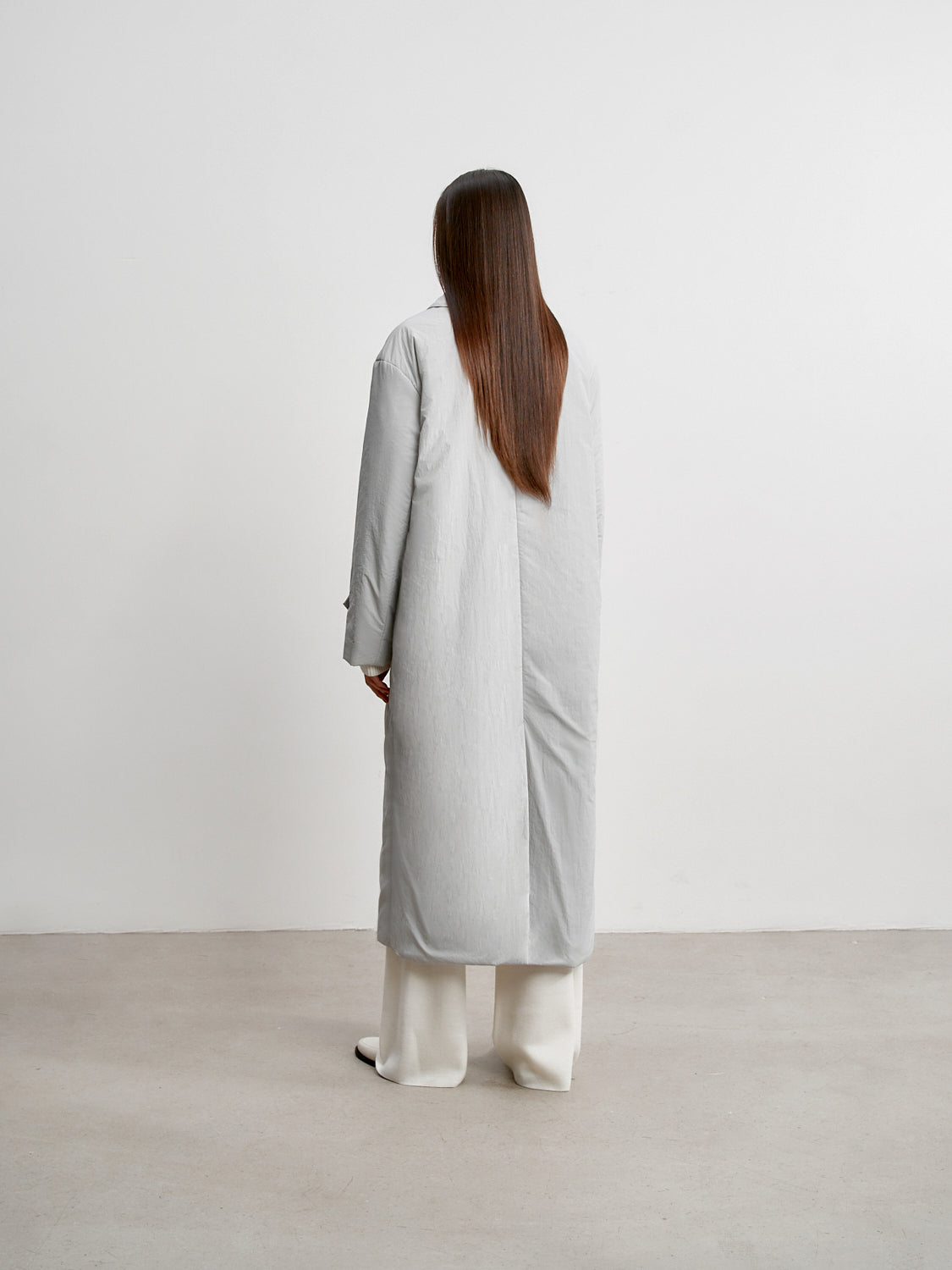 VANESSA lightweight down jacket, light gray