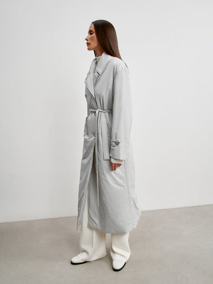 VANESSA lightweight down jacket, light gray