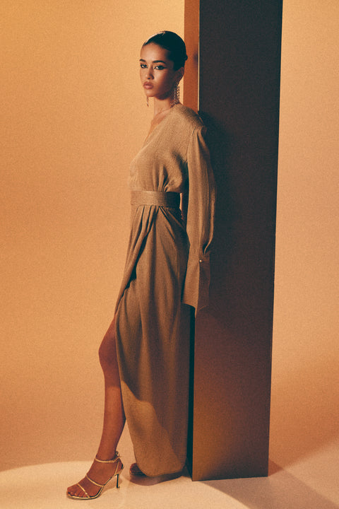 KASSIA dress, gold