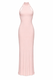 ESSENTIAL open-back dress, pink