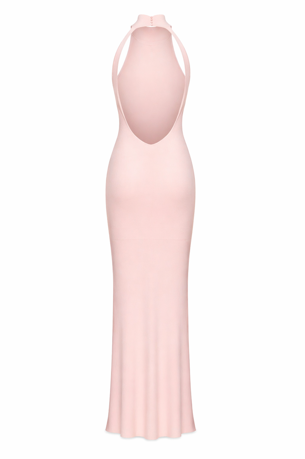 ESSENTIAL open-back dress, pink